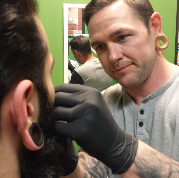 Chris Knight, Piercing Artist at Blacksheep Windsor